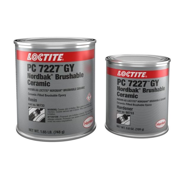 Loctite PC 7227 Brushable Ceramic Reinforced Epoxy Kit - Grey - 1kg Tub