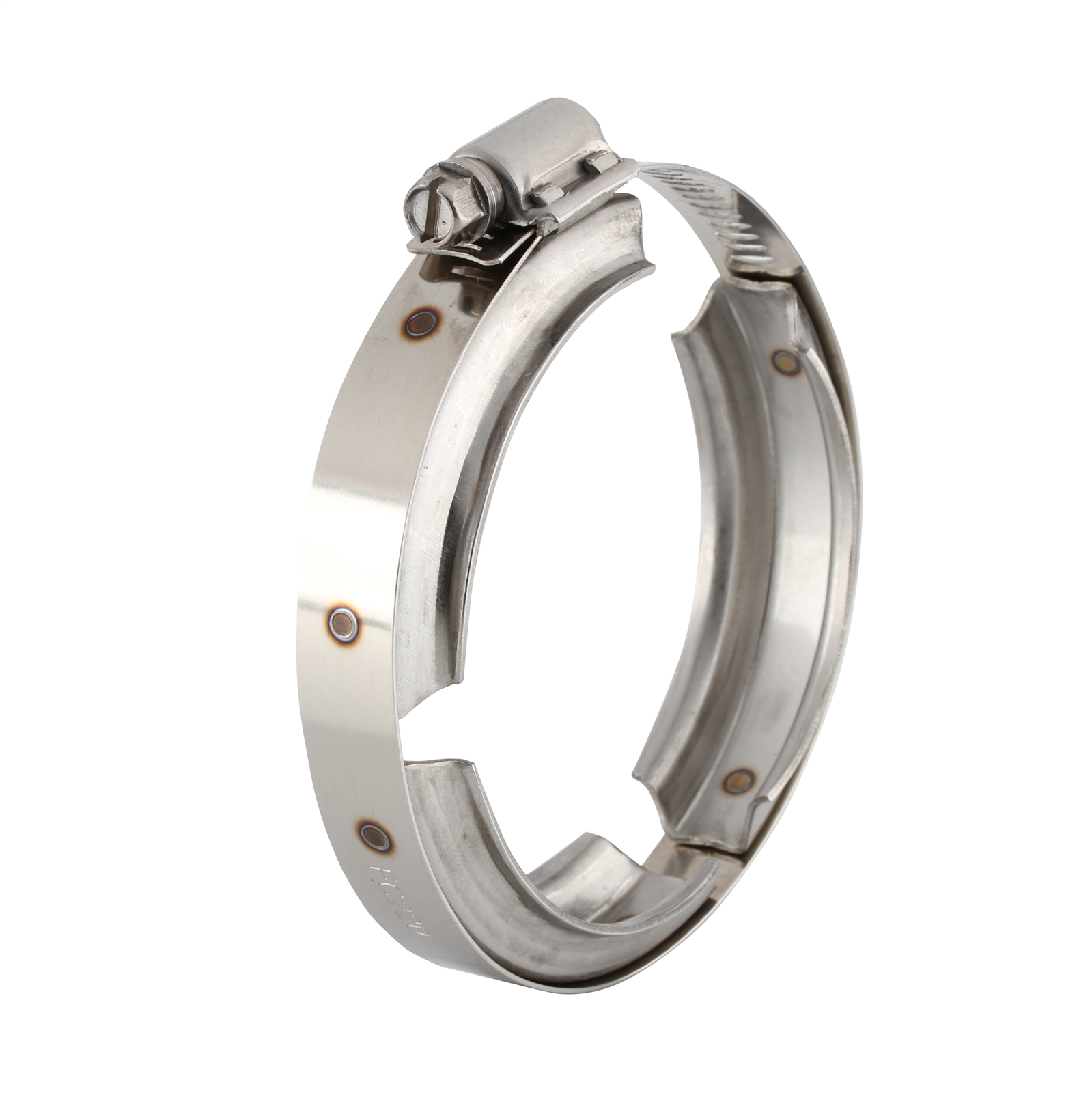 Tridon Pipe Flange Clamp (2") Full Port Flange, Size 2", Material 301 S/S, Band Width 14.2mm, Band Outer Flange Width 23.5mm