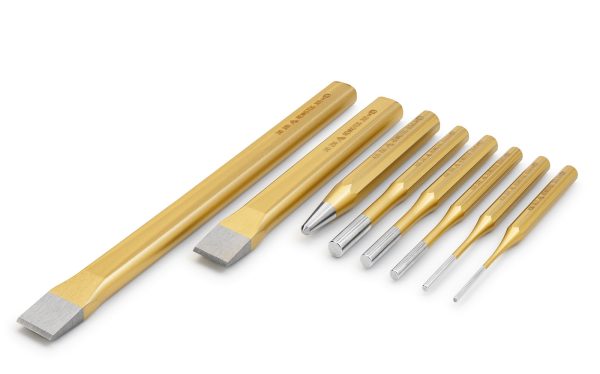 Rennsteig Chisel, Pin & Centre Punch - Set 8 Piece