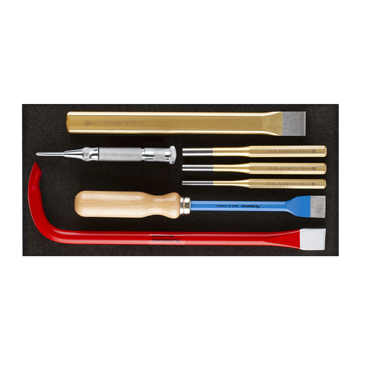 Rennsteig Chisel & Punch Set - 7 Piece