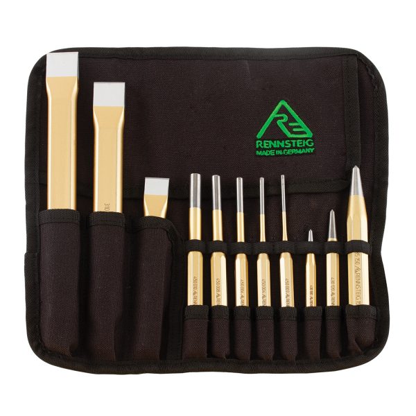 Rennsteig Chisel & Punch Tool Roll - 11 Piece