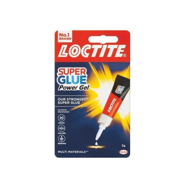 Loctite Super Glue Power Gel Power Gel - Instant Adhesive - 3g Tube