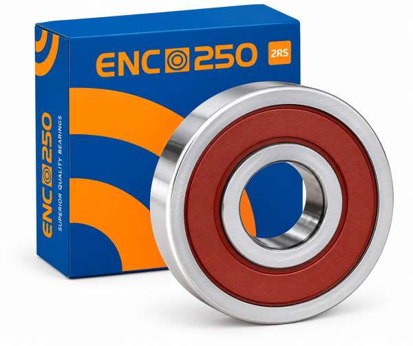 6208-2RS 250C High Temperature Deep Groove Ball Bearing - 40x80x18mm