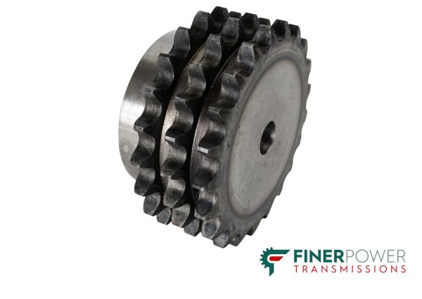 Finer PT 12B3-16PB Pilot Bore Sprocket - 12B-3 Triplex - 3/4" Pitch - 16 Teeth